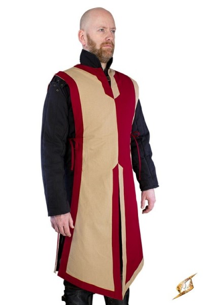 Basic Tabard - Dark red/Dark beige