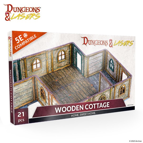 Dungeons &amp; Lasers: Expansion Bits - Wooden Cottage