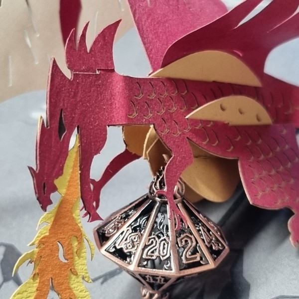 Flaming Lantern Dice