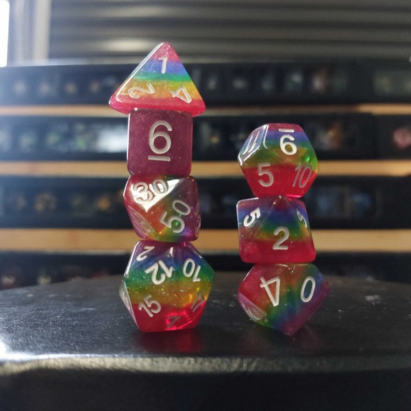 Pride Flag Dice