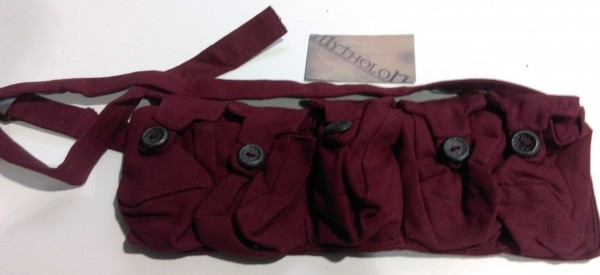 Borchard five-bag-belt red