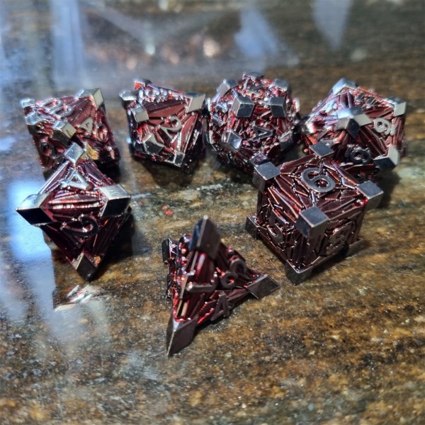 Metal Shatter Shard Dice