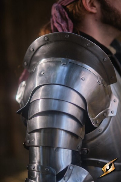 Captain Pauldrons - Steel