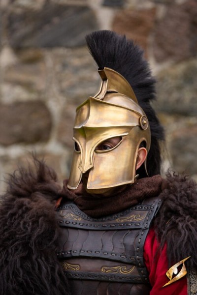 Corinthian Helmet with Plume
