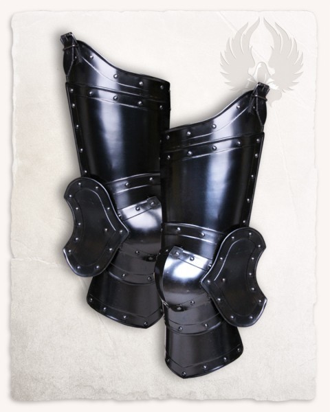 Balthasar Full Legguard - Steel