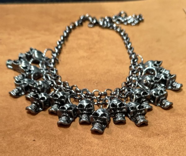 Skull Choker Necklace