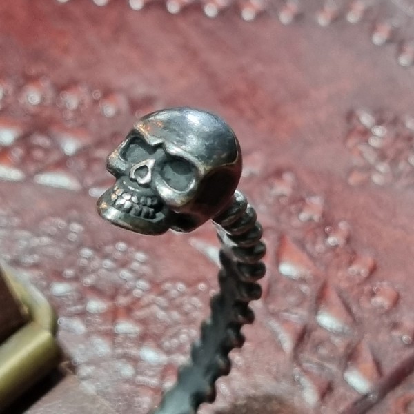 Torc Bracelet: Human Skulls