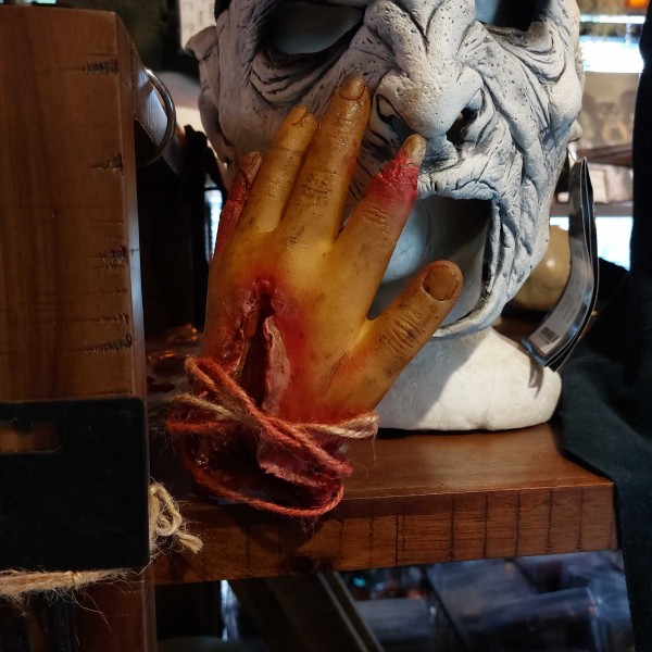 Orc Trophy Necklace - Severed Hand