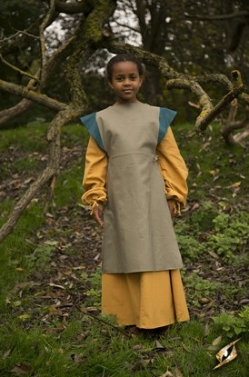 Dress Asta - Dryad Green/Blue