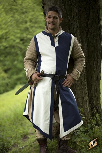 Basic Tabard - Blue/Offwhite