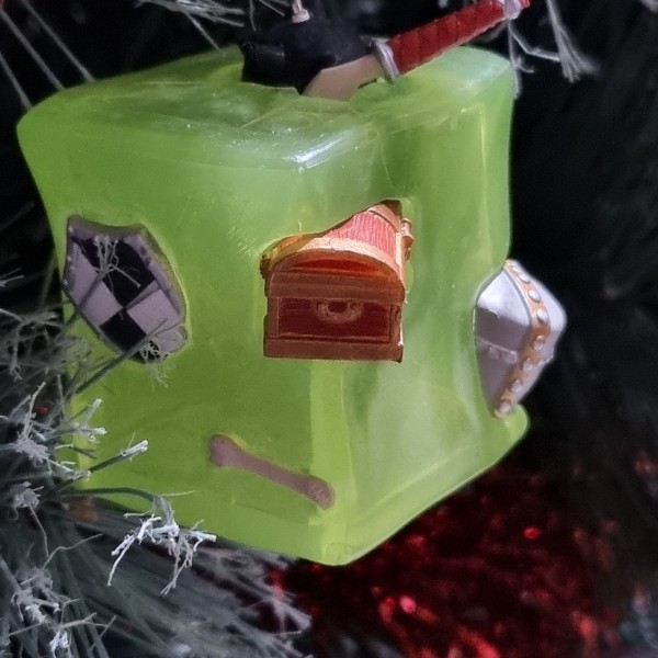 Christmas Bauble - Gelatinous Cube