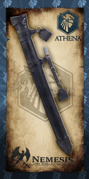 Athena Fantasy Blade Scabbard Black