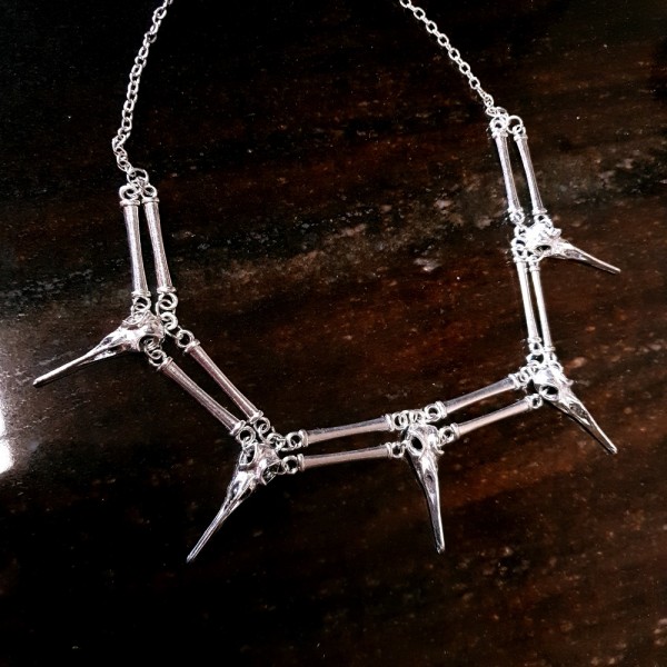Raven Necklace - Silver