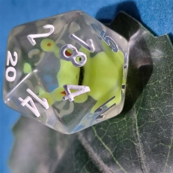 Frog Filled Dice