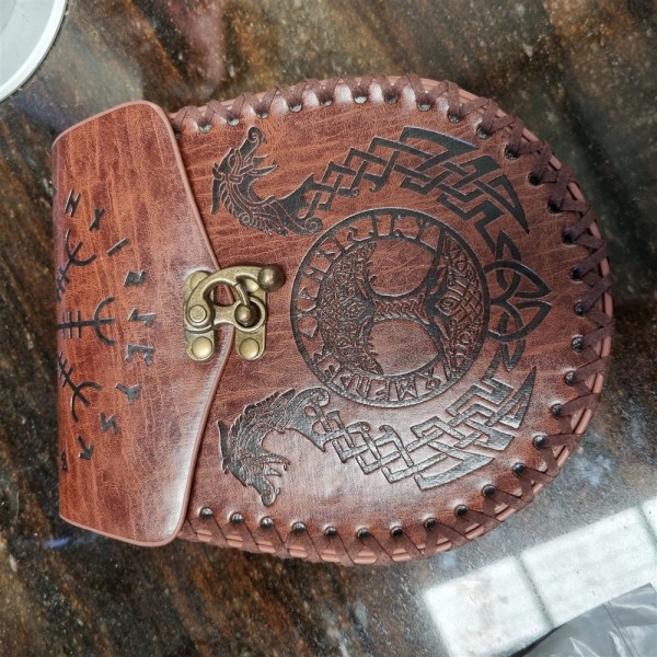 Vegan viking pouch