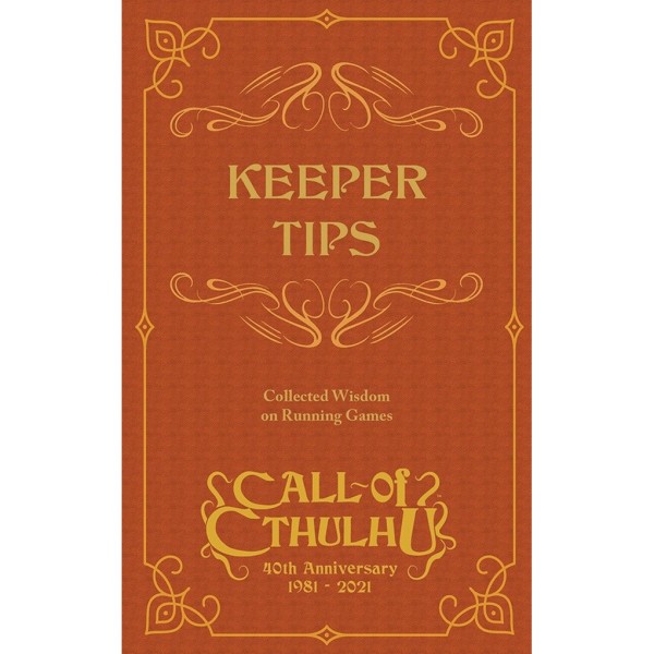 Call of Cthulhu RPG - Keeper Tips Book