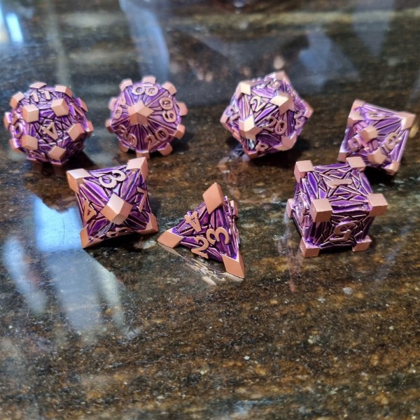 Metal Shatter Shard Dice