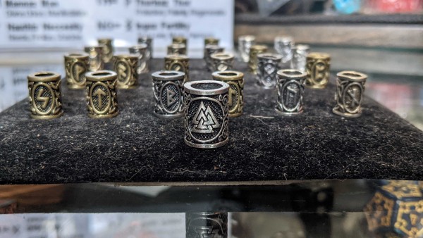 Viking Hair Bead - Valknut 