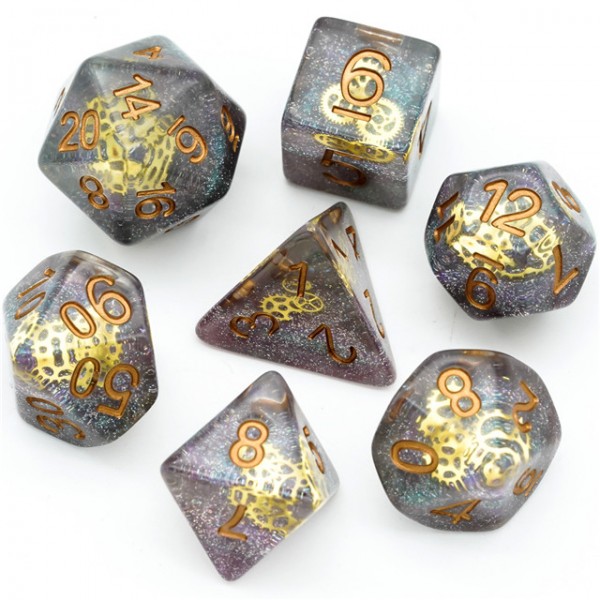 Steampunk Dice Set