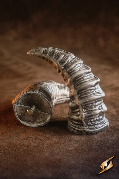 Mountable Demon Horns Large Bone