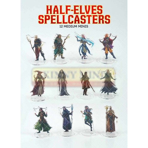 Skinny Minis - Half-Elf Spellcaster