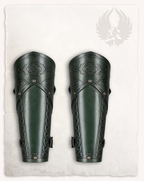 Mantikor Leather Bracers Green