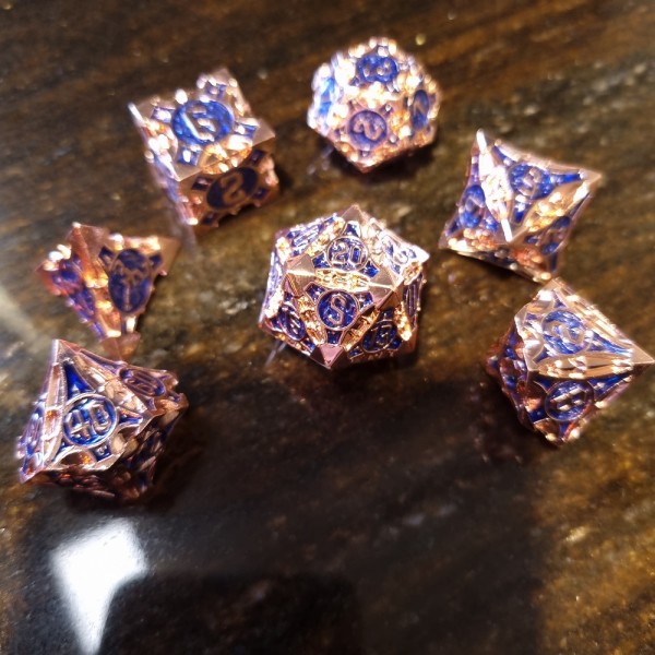 War Machine Dice Blue/Copper