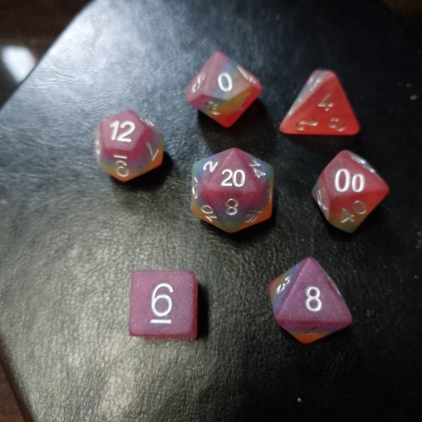 Frosted Pride Dice
