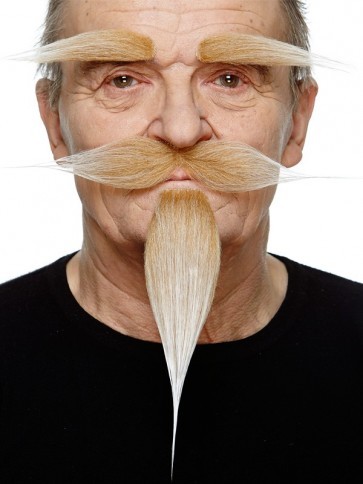 Long Goatee with Moustache &amp; Eyebrows