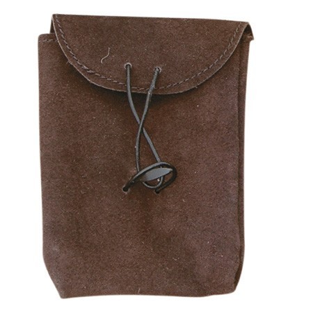 Brown Thin Leather Bag (Small)