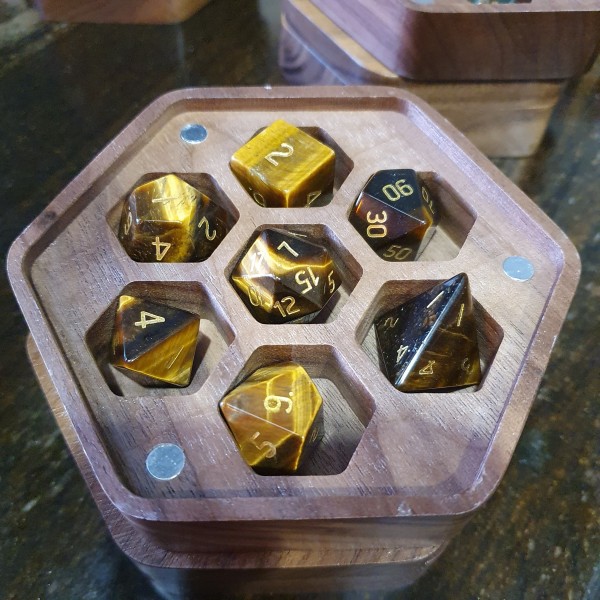 Stone Dice - Tigers Eye
