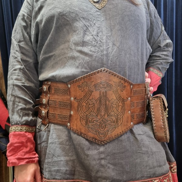 Pleather Gut Belt - Longship