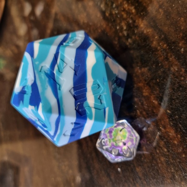 big silicone d20