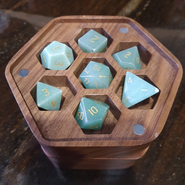 Stone Dice - Adventurine