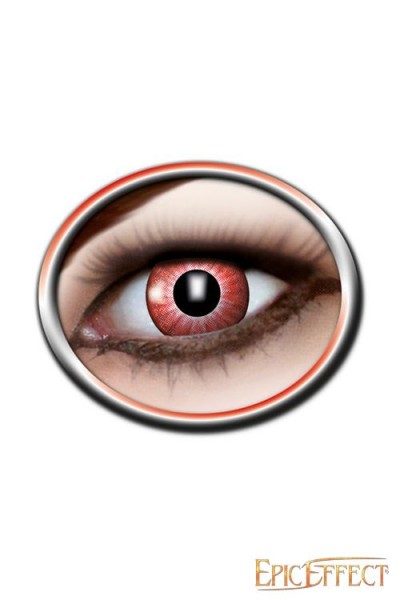 Electro Red Contact Lenses