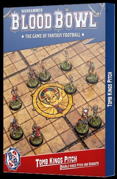 Blood Bowl: Tomb Kings Team Pitch &amp; Dugouts
