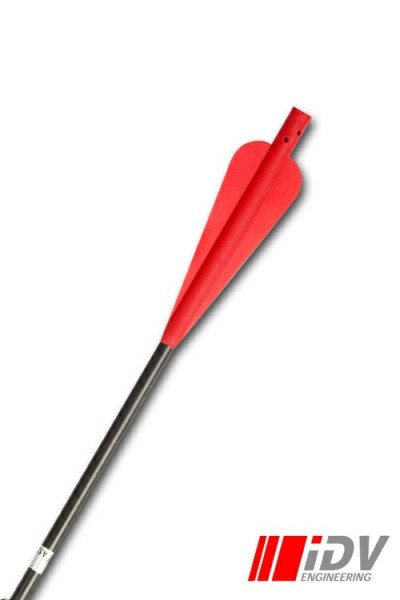 Round Head Bolt - 10&quot;- Black/Red
