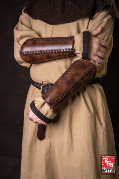 Faux Leather Bracers Squire
