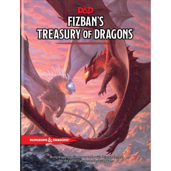 D&amp;D Dungeons &amp; Dragons Fizbans Treasury of Dragons Hardcover