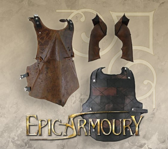 Orc Breastplate - Rust