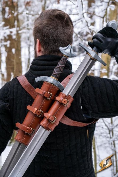 Double Back Hanger - Leather