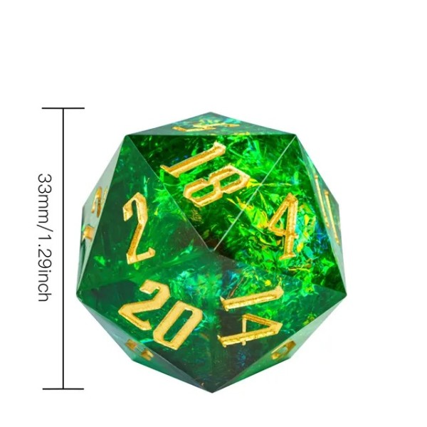 33mm Acrylic D20