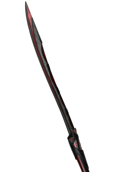 Arkhol - Dark Elf Naginata - Red