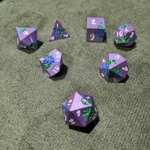 Metal Lotus Dice
