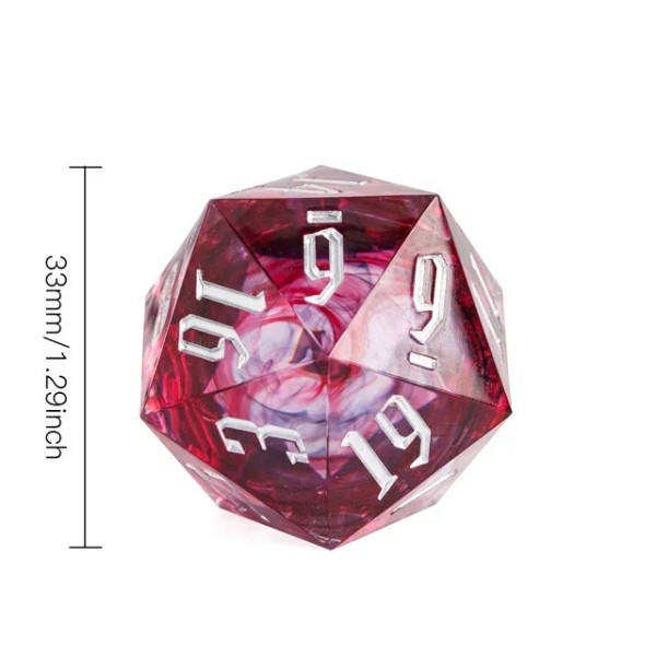 33mm Acrylic D20