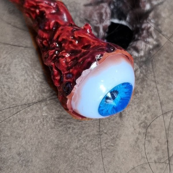 Orc Trophy - Plucked Eyeball with Nerve
