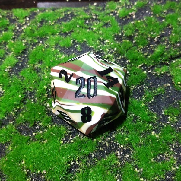 Fist Sized Silicone D20