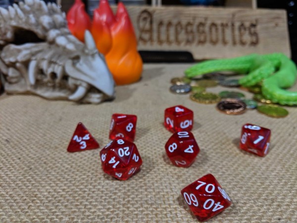 Plastic Polyhedral Dice Sets