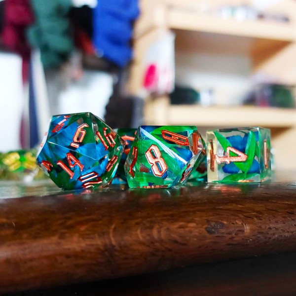 Butterfly Filled Dice