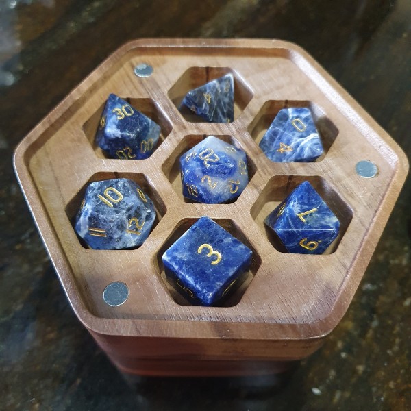 Stone Dice - Sodalite